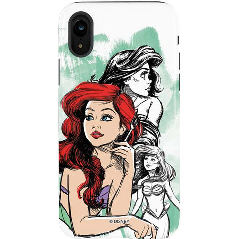 Disney Princess Ariel Sketch Art iPhone XR Pro Case