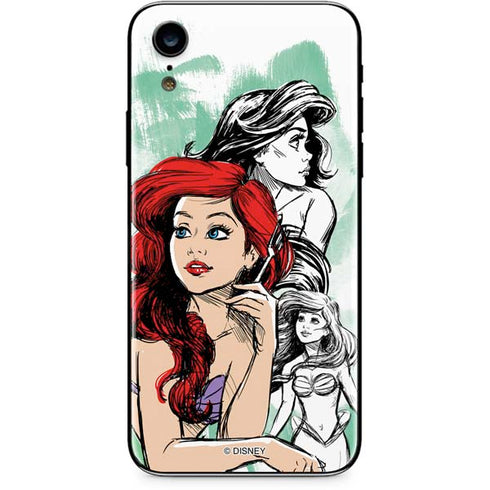 Disney Princess Ariel Sketch Art iPhone XR Skin