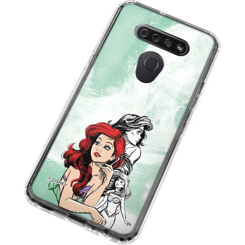 Disney Princess Ariel Sketch Art LG K51/Q51 Clear Case