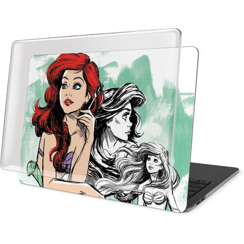Disney Princess Ariel Sketch Art MacBook Pro 15in (2016-19) Case plus Skin