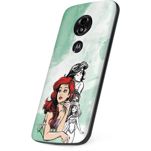 Disney Princess Ariel Sketch Art Moto E5 Play Skin