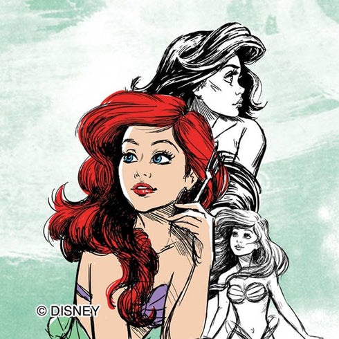 Disney Princess Ariel Sketch Art Moto E5 Play Skin