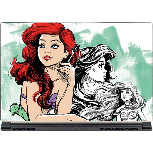 Disney Princess Ariel Sketch Art MSI GS65 Stealth Laptop Skin