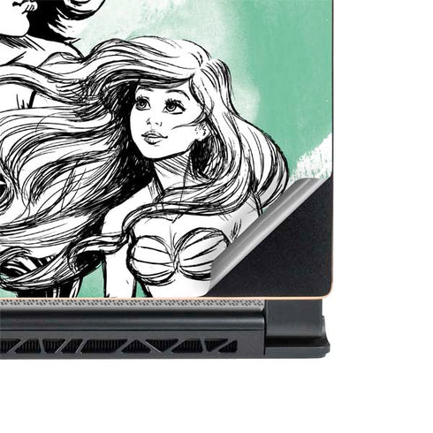 Disney Princess Ariel Sketch Art MSI GS65 Stealth Laptop Skin