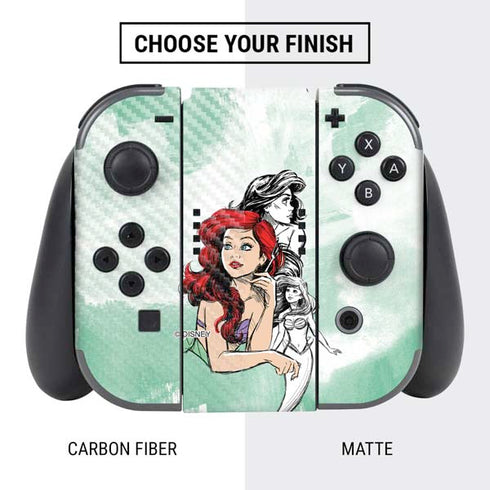 Disney Princess Ariel Sketch Art Nintendo Switch Bundle Skin