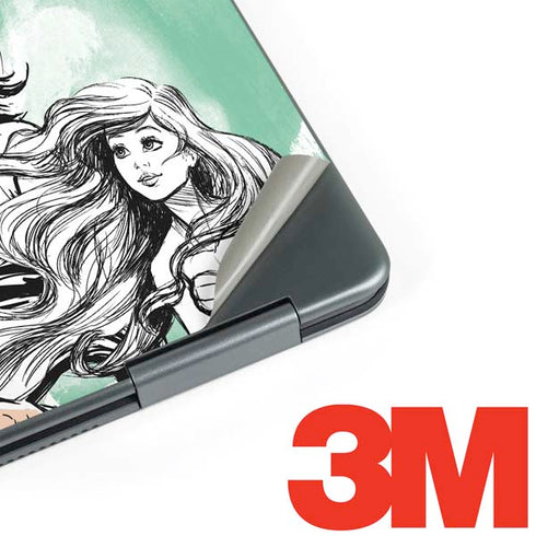 Disney Princess Ariel Sketch Art Notebook 9 Pro 13in (2017) Skin