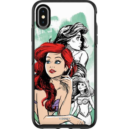 Disney Princess Ariel Sketch Art Otterbox Symmetry iPhone Skin