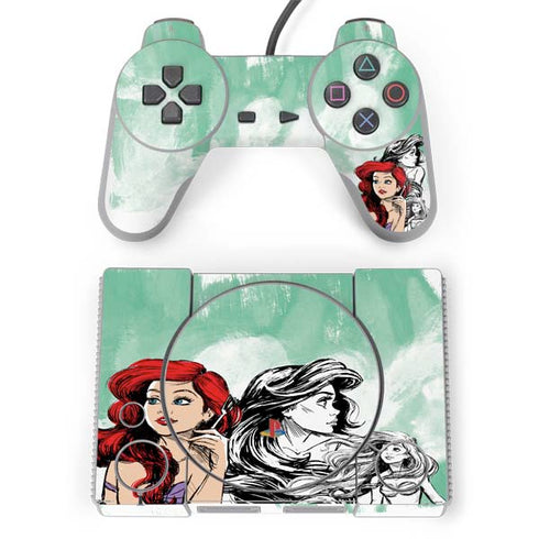 Disney Princess Ariel Sketch Art PlayStation Classic Bundle Skin