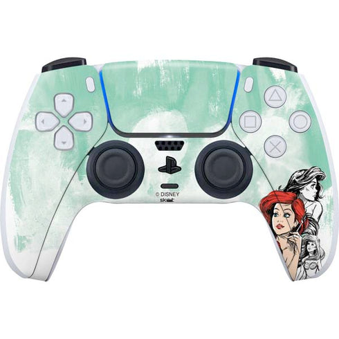 Disney Princess Ariel Sketch Art PS5 Controller Skin