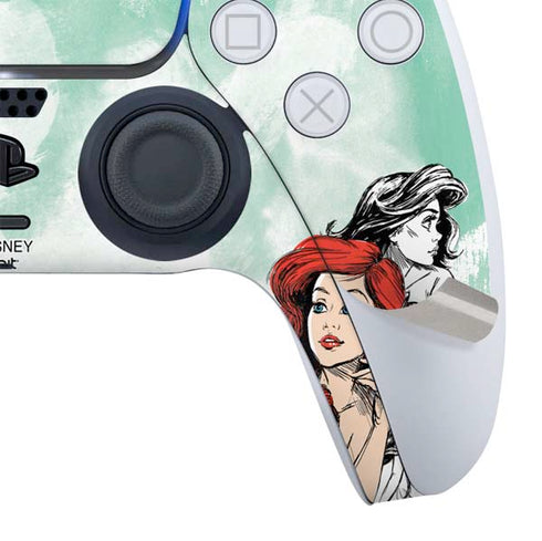Disney Princess Ariel Sketch Art PS5 Slim Digital Edition Bundle Skin