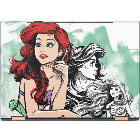 Disney Princess Ariel Sketch Art HP Spectre Skin