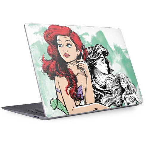 Disney Princess Ariel Sketch Art Surface Laptop 3 13.5in Skin