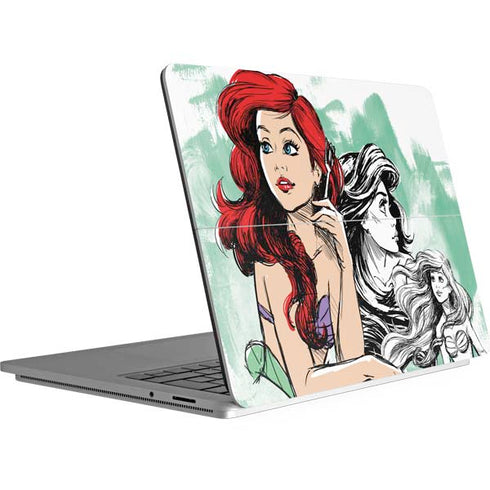 Disney Princess Ariel Sketch Art Surface Laptop Studio Skin