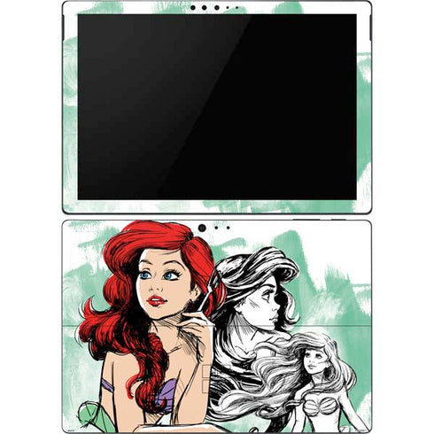 Disney Princess Ariel Sketch Art Surface Pro 6 Skin