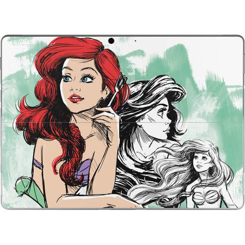 Disney Princess Ariel Sketch Art Surface Pro 9 Skin