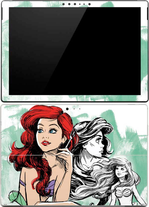 Disney Princess Ariel Sketch Art Surface Pro (2017) Skin