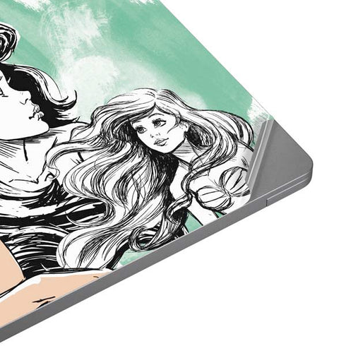 Disney Princess Ariel Sketch Art Universal Laptop 13in (10.6 x 7.6in) Skin