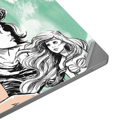 Disney Princess Ariel Sketch Art Universal Laptop 16in (13 x 9.4in) Skin