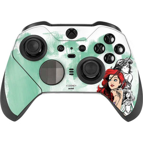 Disney Princess Ariel Sketch Art Xbox Elite Wireless Controller Series 2 Skin