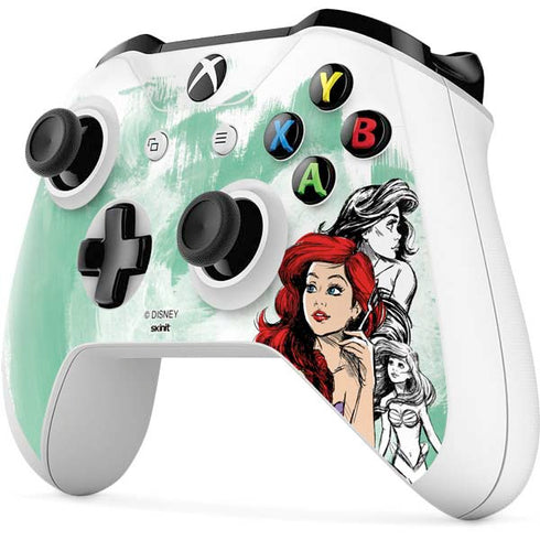 Disney Princess Ariel Sketch Art Xbox One S All-Digital Edition Bundle Skin