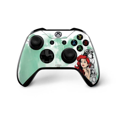Disney Princess Ariel Sketch Art Xbox One X Controller Skin