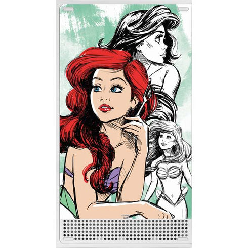 Disney Princess Ariel Sketch Art Xbox Series S Skins