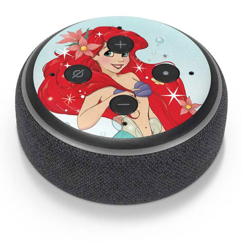 Disney The Little Mermaid Ariel Sparkles Art Amazon Echo Dot Skin