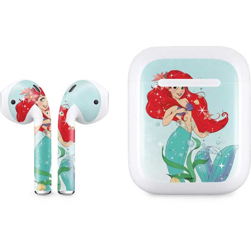 Disney The Little Mermaid Ariel Sparkles Art Apple AirPods Skin