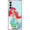 Disney The Little Mermaid Ariel Sparkles Art Galaxy A14 5G Clear Case