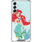 Disney The Little Mermaid Ariel Sparkles Art Galaxy A15 5G Clear Case