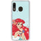 Disney The Little Mermaid Ariel Sparkles Art Galaxy A20 Clear Case