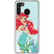 Disney The Little Mermaid Ariel Sparkles Art Galaxy A21 Clear Case