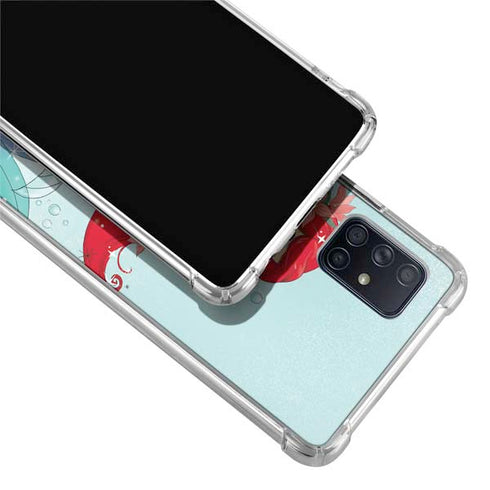 Disney The Little Mermaid Ariel Sparkles Art Galaxy A71 5G Clear Case