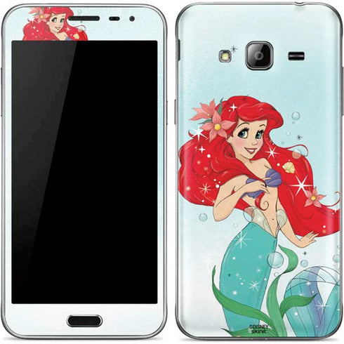 Disney The Little Mermaid Ariel Sparkles Art Galaxy J3 Skin