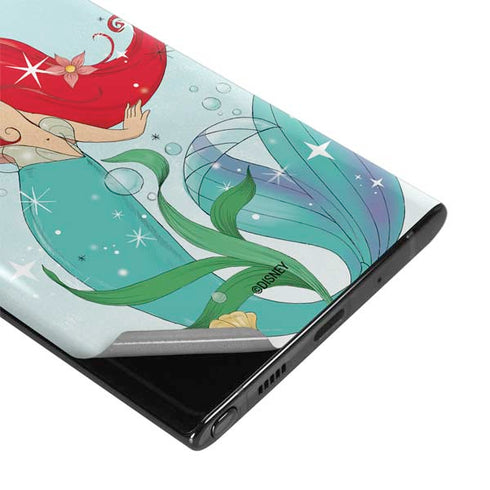 Disney The Little Mermaid Ariel Sparkles Art Galaxy Note 10 Plus Skin