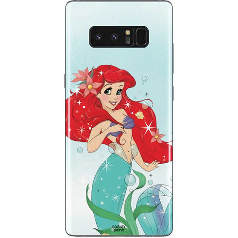 Disney The Little Mermaid Ariel Sparkles Art Galaxy Note 8 Skin