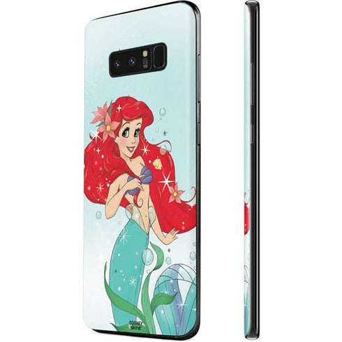 Disney The Little Mermaid Ariel Sparkles Art Galaxy Note 8 Skin