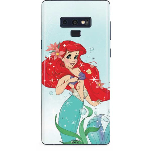 Disney The Little Mermaid Ariel Sparkles Art Galaxy Note 9 Skin