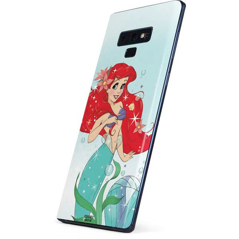 Disney The Little Mermaid Ariel Sparkles Art Galaxy Note 9 Skin