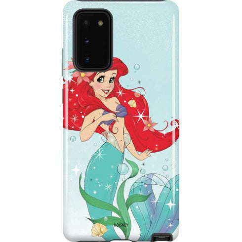 Disney The Little Mermaid Ariel Sparkles Art Galaxy Note20 5G Pro Case