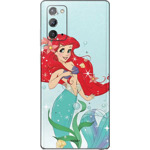 Disney The Little Mermaid Ariel Sparkles Art Galaxy Note20 5G Skin