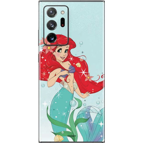 Disney The Little Mermaid Ariel Sparkles Art Galaxy Note20 Ultra 5G Skin