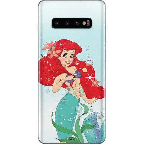 Disney The Little Mermaid Ariel Sparkles Art Galaxy S10 Plus Skin