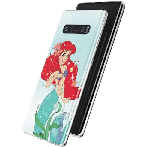 Disney The Little Mermaid Ariel Sparkles Art Galaxy S10 Plus Skin