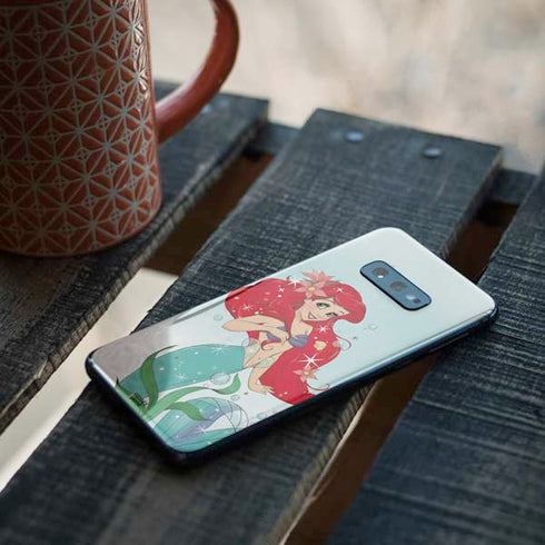 Disney The Little Mermaid Ariel Sparkles Art Galaxy S10e Skin