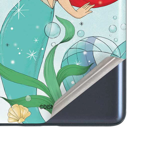 Disney The Little Mermaid Ariel Sparkles Art Galaxy S20 Fan Edition Skin