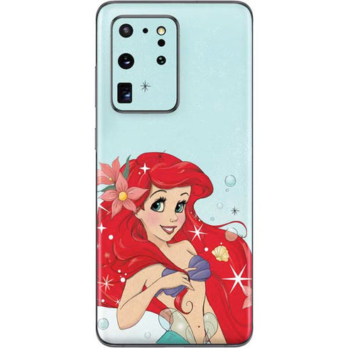 Disney The Little Mermaid Ariel Sparkles Art Galaxy S20 Ultra 5G Skin
