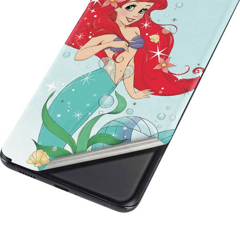Disney The Little Mermaid Ariel Sparkles Art Galaxy S21 5G Skin