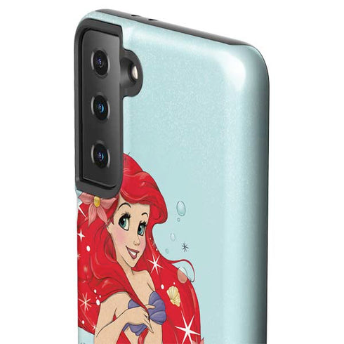 Disney The Little Mermaid Ariel Sparkles Art Galaxy S21 FE Pro Case