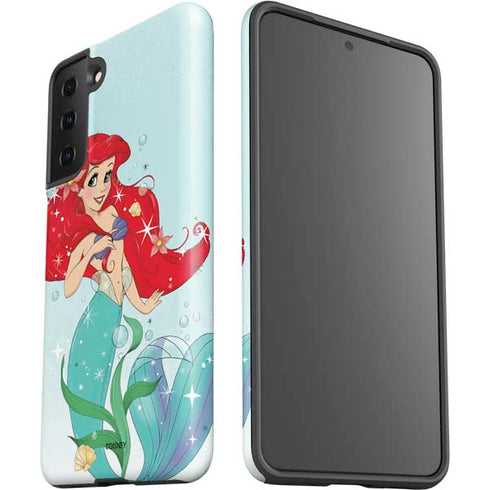 Disney The Little Mermaid Ariel Sparkles Art Galaxy S21 Plus 5G Pro Case